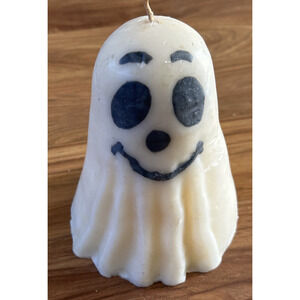 Vintage Ghost Candle Halloween Decor Fall Autumn Large